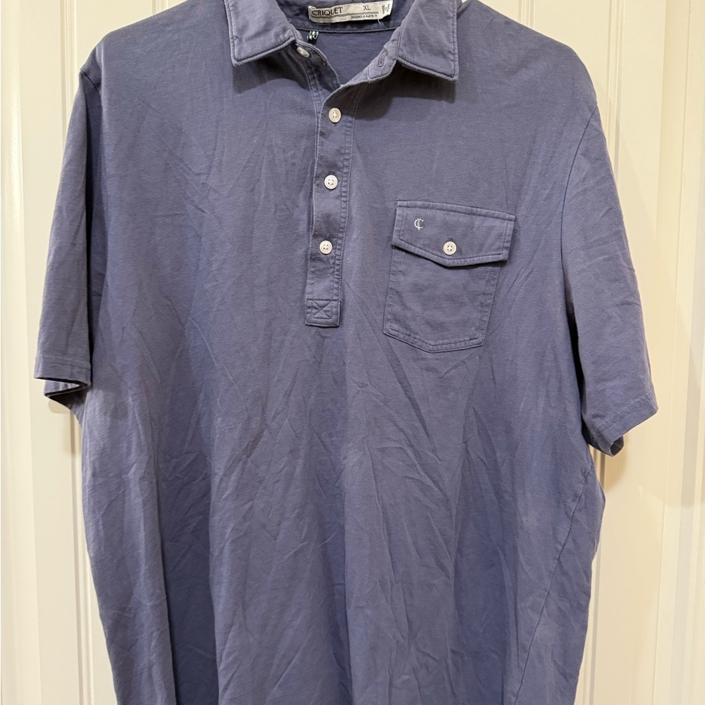 Criquet Men's Slate Polo Shirt